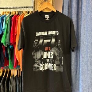 Black UFC Jones vs Cormier Black T-Shirt